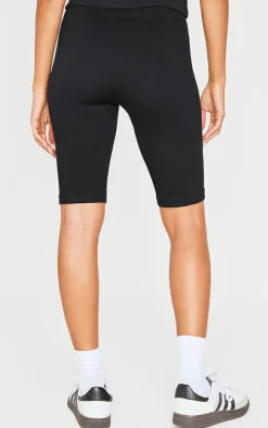 PrettyLittleThing Snatched*Basic Structured Snatched Rib Bike Shorts