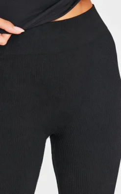 PrettyLittleThing Snatched*Basic Structured Snatched Rib Bike Shorts