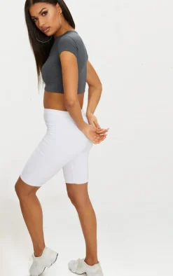 PrettyLittleThing T-Shirts*Basic Short Sleeve Crop T Shirt