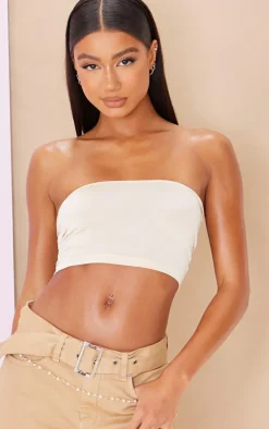 PrettyLittleThing Basic Tops*Basic Slinky Bandaeu