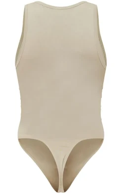 PrettyLittleThing Basic Tops*Basic Slinky Racer Bodysuit