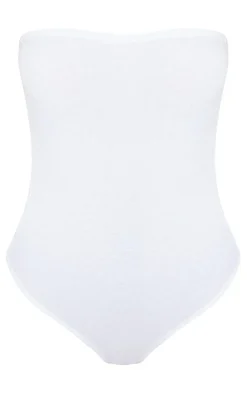 PrettyLittleThing Tube Tops*Basic Cotton Blend Bandeau Bodysuit