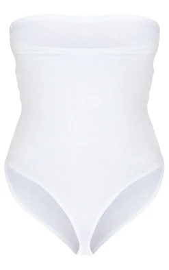 PrettyLittleThing Tube Tops*Basic Cotton Blend Bandeau Bodysuit