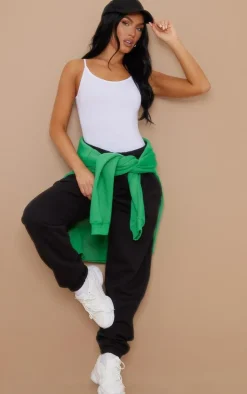PrettyLittleThing Basic Tops*Basic Cotton Blend Scoop Neck Bodysuit