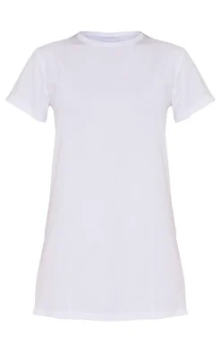 Basic Short Sleeve T Shirt Dress-PrettyLittleThing Clearance