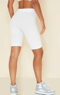 PrettyLittleThing Snatched*Basic Structured Snatched Rib Bike Shorts
