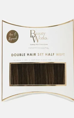 PrettyLittleThing Hair Extensions*Beauty Works Double Hair Set Weft Clip In 18 Inch 50 Grams