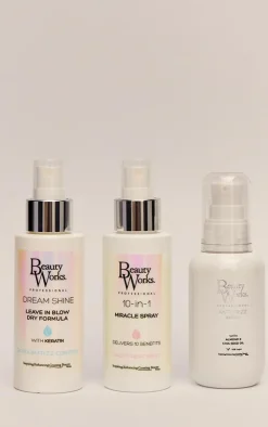 PrettyLittleThing Hair Care*Beauty Works Styling Heroes Travel Trio Gift Set