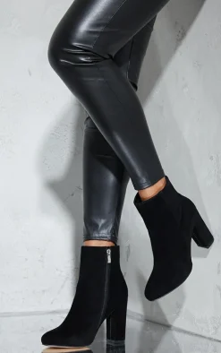 PrettyLittleThing Heeled Boots*Behati Faux Suede Ankle Boots