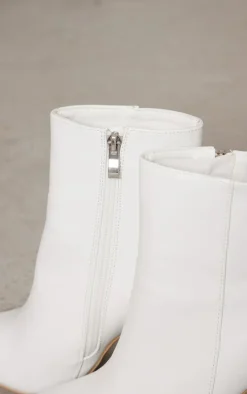 PrettyLittleThing Heeled Boots*Behati Faux Leather Ankle Boot