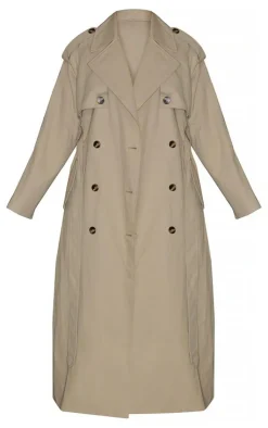 PrettyLittleThing Trench Coats*Belted Double Breasted Trench Coat