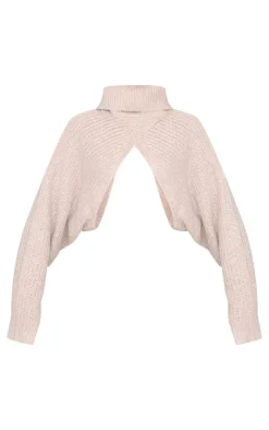 PrettyLittleThing Sweaters*Extreme Cropped Knit Sweater