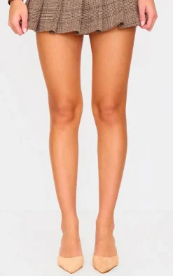 PrettyLittleThing Mules*Faux Suede Point Toe Mid Stiletto Heeled Mules