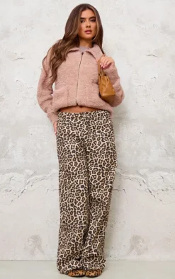 PrettyLittleThing Thanksgiving Outfits*Pocket Detail Zip Up Knitted Jacket