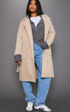 PrettyLittleThing Wool Coats*Wool Look Oversized Coat