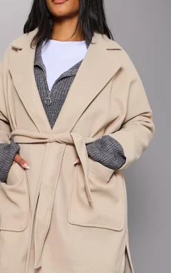 PrettyLittleThing Wool Coats*Wool Look Oversized Coat