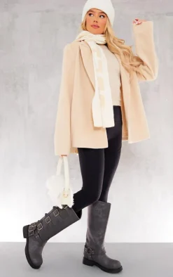 PrettyLittleThing Wool Coats*Wool Look Tailored Blazer