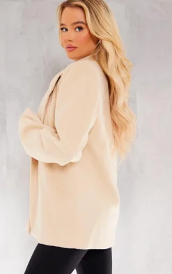 PrettyLittleThing Wool Coats*Wool Look Tailored Blazer