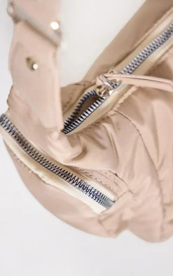 PrettyLittleThing Shoulder Bags*Zip Nylon Shoulder Bag