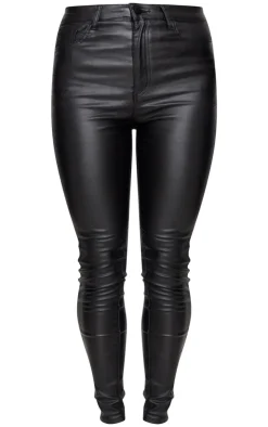 PrettyLittleThing Christmas Day Outfits*5 Pocket Coated Skinny Jeans