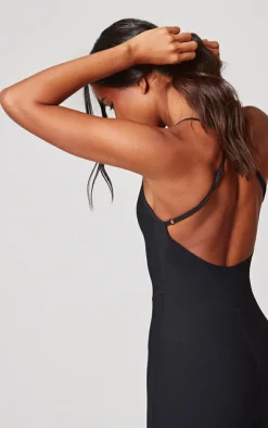 PrettyLittleThing Gym Wear*Active Rib Long Gym Unitard