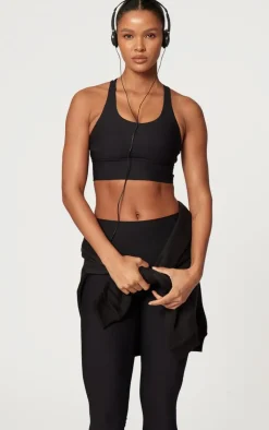 PrettyLittleThing Sports Bras*Active Rib Strappy Back Sports Bra