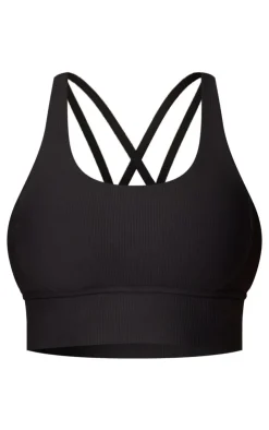 PrettyLittleThing Sports Bras*Active Rib Strappy Back Sports Bra