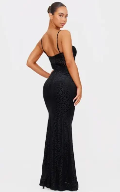 Animal Devore Maxi Dress-PrettyLittleThing New