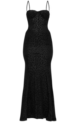Animal Devore Maxi Dress-PrettyLittleThing New