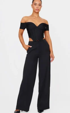 PrettyLittleThing Corsets*Bandage Dip Hem Bust Cup Bardot Corset