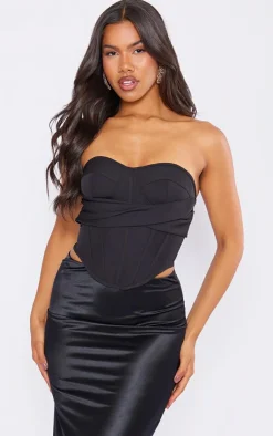 PrettyLittleThing Corsets*Bandage Draped Detail Corset