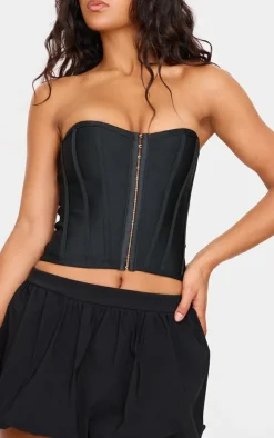 Bandage Hook And Eye Structured Corset-PrettyLittleThing Best