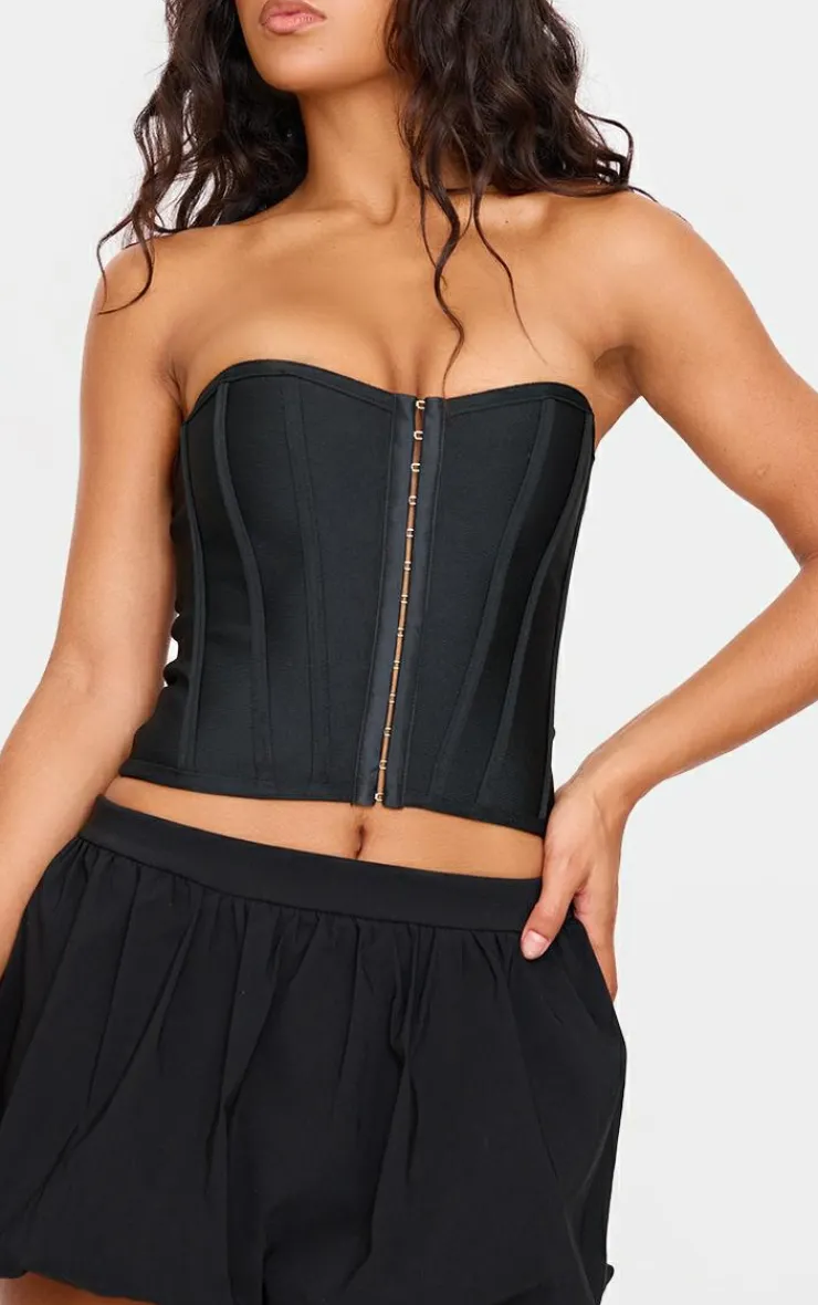Bandage Hook And Eye Structured Corset-PrettyLittleThing Best