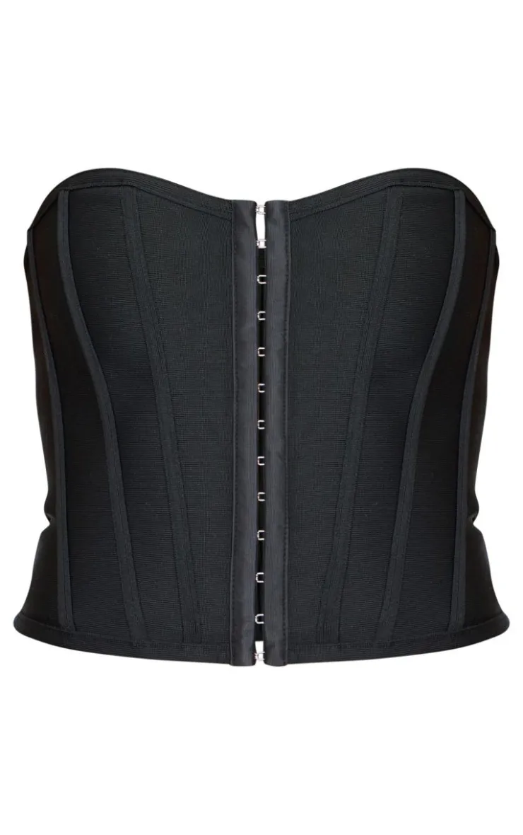 Bandage Hook And Eye Structured Corset-PrettyLittleThing Best
