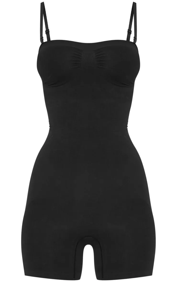 PrettyLittleThing Christmas Party Outfits*Bandeau Removable Strap Shapewear Bodysuit