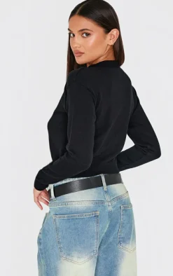 PrettyLittleThing Cardigans*Basic Knit Cropped Cardigan