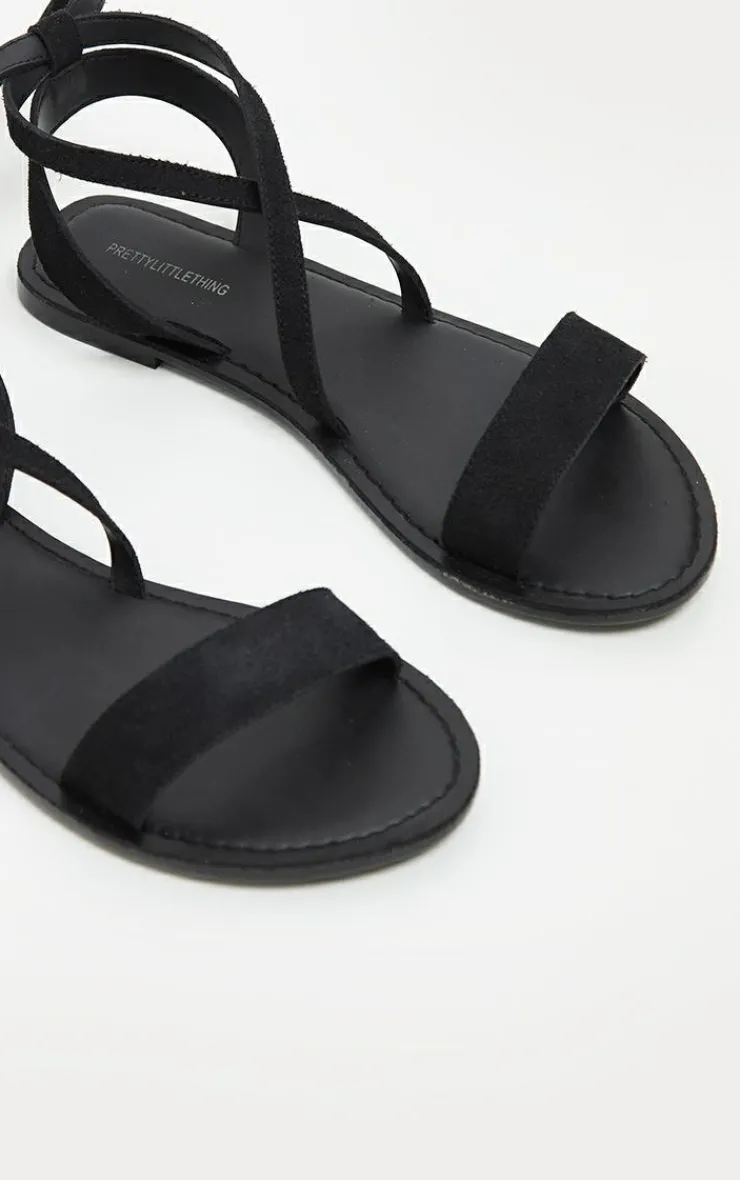 PrettyLittleThing Flat Sandals*Basic Leather Sandal