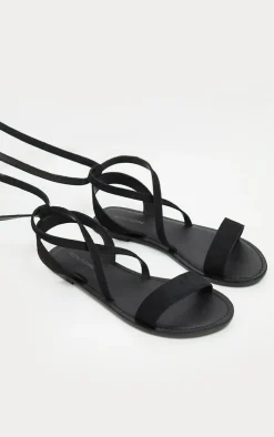PrettyLittleThing Flat Sandals*Basic Leather Sandal