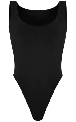 PrettyLittleThing Basic Tops*Basic Slinky Scoop Neck Bodysuit