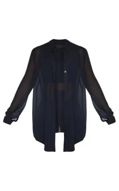 Black Beach Shirt