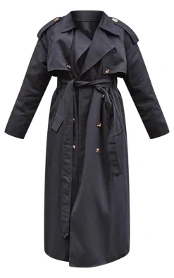 PrettyLittleThing Trench Coats*Belted Double Breasted Trench Coat