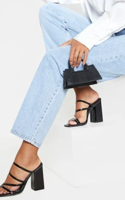 PrettyLittleThing Mules*Block Heel Strappy Mule Sandal