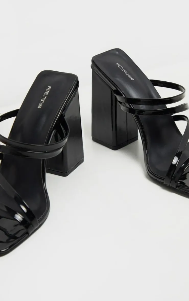 PrettyLittleThing Mules*Block Heel Strappy Mule Sandal