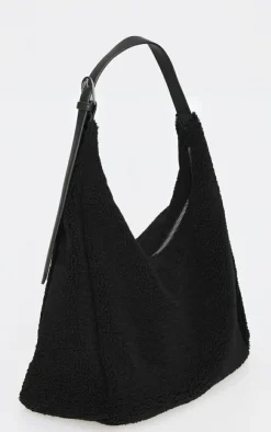 PrettyLittleThing Shoppers*Borg Slouchy Oversized Tote Bag
