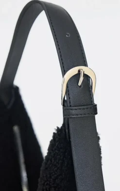 PrettyLittleThing Shoppers*Borg Slouchy Oversized Tote Bag