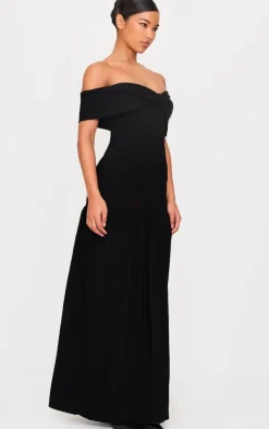 Bow Detail Drop Waist Maxi Dress-PrettyLittleThing Discount