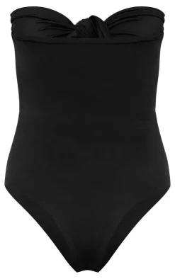 Bow Front Cut Out Swimsuit-PrettyLittleThing Sale