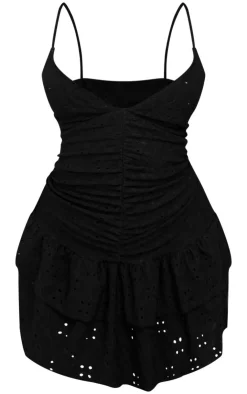 Broderie Cami Frill Hem Shift Dress-PrettyLittleThing Outlet