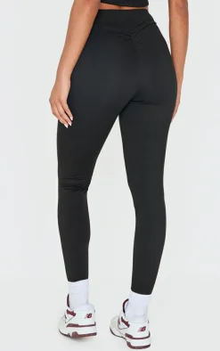 PrettyLittleThing Gym Leggings*Brushed Sculpt Ruched Bum High Waist Sport Leggings
