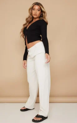 PrettyLittleThing Cardigans*Button Front Knit Cardigan